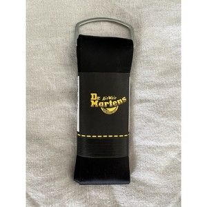 NEW Genuine Dr. Doc Martens 55" Black Satin Ribbon Shoe Laces for 8-10 Eye Boots